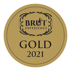 Medalla de oro Brut Experience 2021