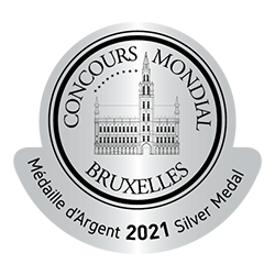Silver medal Concours Mondial Bruxelles 2021