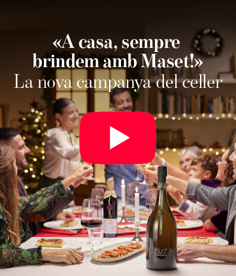 A casa, sempre brindem amb Maset!