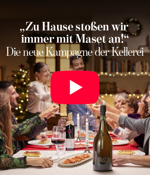 Zu Hause stoßen wir immer mit Maset an!