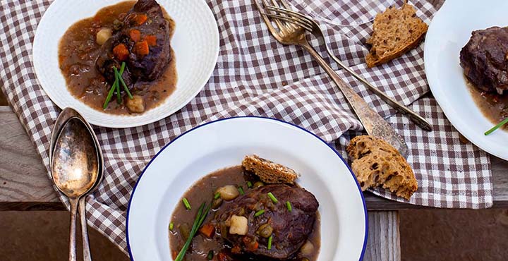 Recepta de vedella a l'aroma de vainilla maridada amb Cabernet Sauvignon