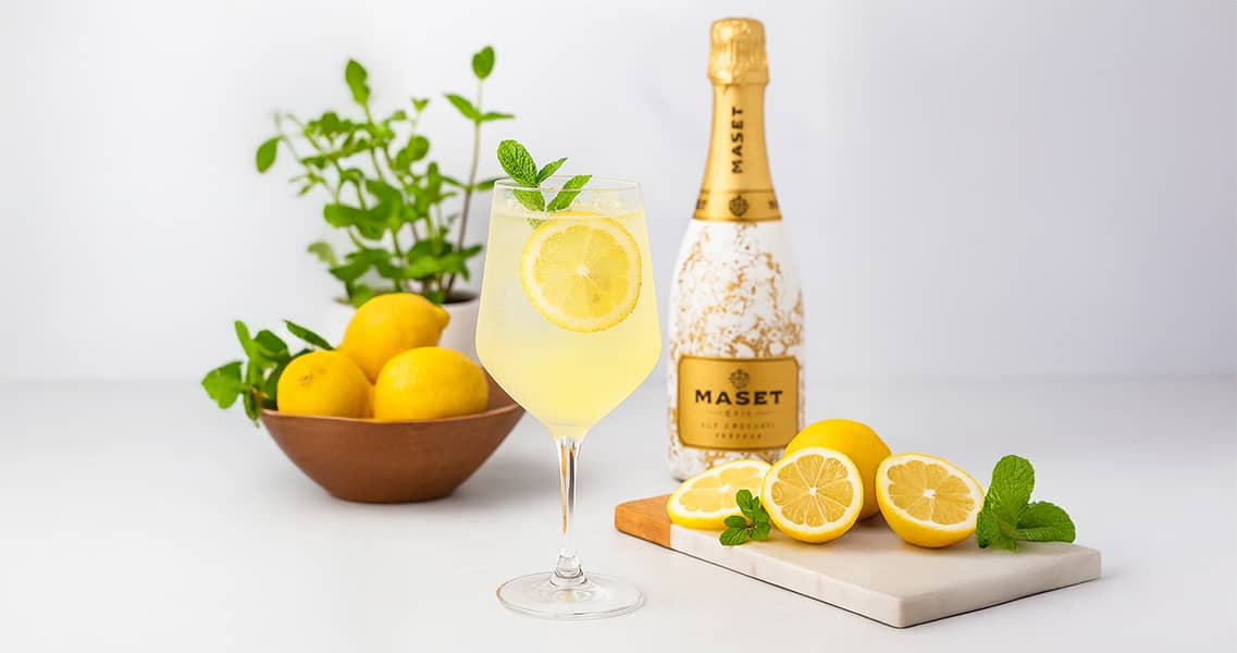Limoncello Spritz amb cava Ice Cocktail