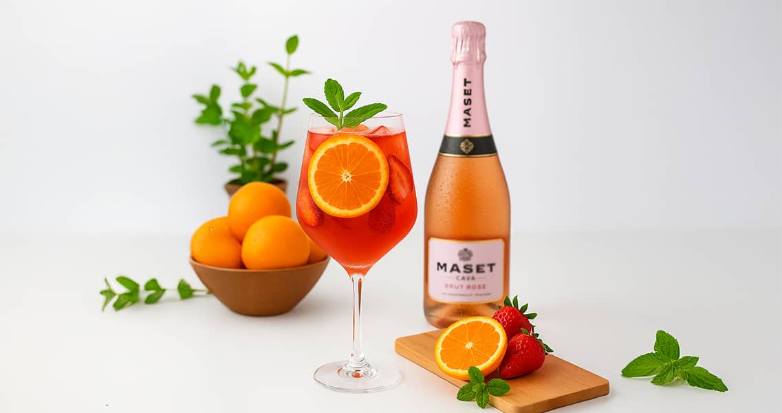 Limoncello Spritz Rosé amb cava Brut Rosé