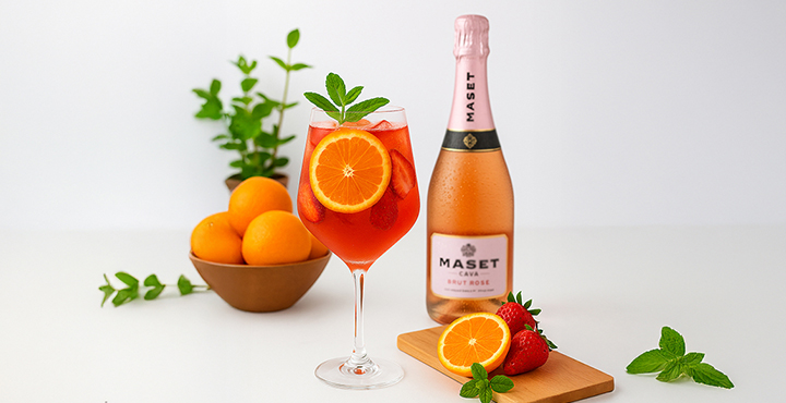 Limoncello Spritz Rosé con cava Brut Rosé