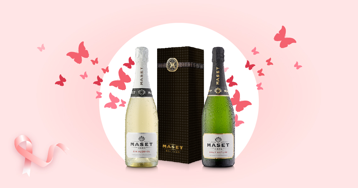 Botellas de Zero y Brut Nature de Bodegas Maset