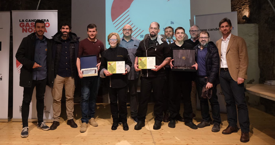 Foto de tots els guanyadors de l'acte