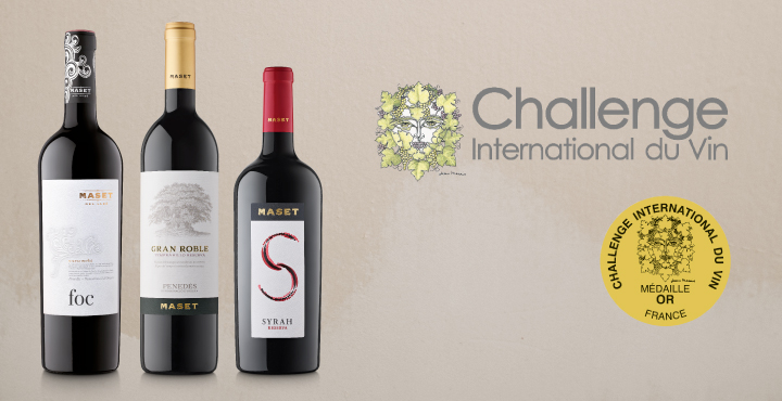 Foc, Gran Roble y Syrah premiados en el Challenge International du Vin 2022