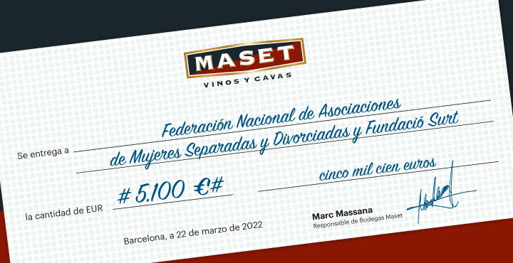 Maset dona 5.100 € para ayudar a mujeres que han sufrido violencia de género