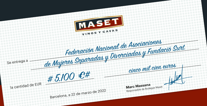 Maset dona 5.100 € per ajudar a dones que han sofert violència de gènere