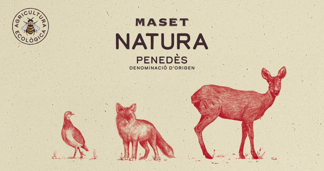 Detalles de las etiquetas de la nueva gama de vinos Natura