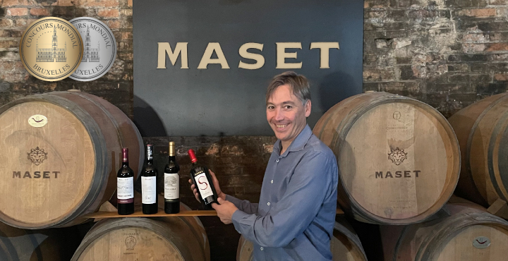 Gran éxito de Maset en el Concours Mondial de Bruxelles 2023 con cuatro vinos tintos premiados