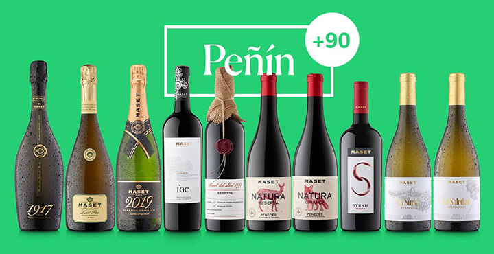 11 vinos y cavas de Maset reconocidos con 90 puntos o más en la Guía Peñín 2026 