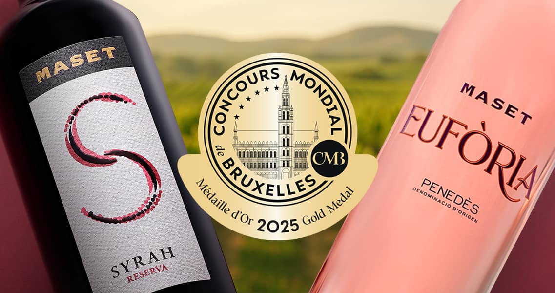 Syrah y Eufòria rosado, premiados en el Concours Mondial de Bruxelles 2025