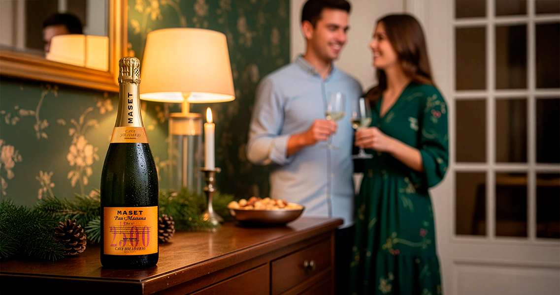 Cava solidario Pau Massana de Bodegas Maset