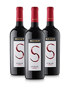 3 bottles Syrah from Bodegas Maset